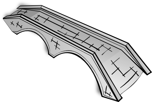 Rpg Map Symbols Stone Bridge Alternate