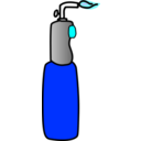download Blowtorch clipart image with 180 hue color