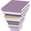 download Pile Of Books clipart image with 180 hue color