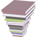 download Pile Of Books clipart image with 225 hue color