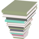 download Pile Of Books clipart image with 315 hue color
