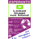 download Esperanta Propagando clipart image with 90 hue color