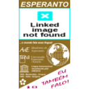 download Esperanta Propagando clipart image with 180 hue color