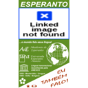 download Esperanta Propagando clipart image with 225 hue color