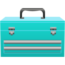 download Red Toolbox clipart image with 180 hue color