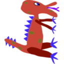 download Monster clipart image with 270 hue color
