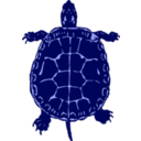 download Turtle clipart image with 180 hue color