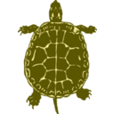 download Turtle clipart image with 0 hue color