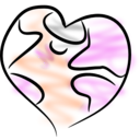 download Earth Heart clipart image with 180 hue color
