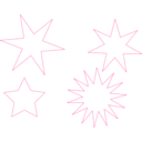 download Stars clipart image with 90 hue color