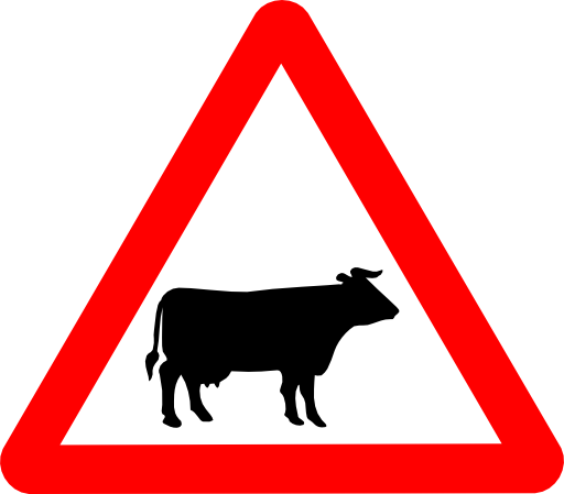 Roadsign Cattle