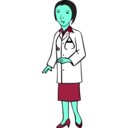 download Woman Doctor clipart image with 135 hue color