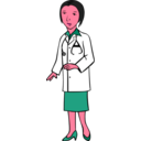 download Woman Doctor clipart image with 315 hue color