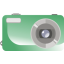 download Digital Camera clipart image with 180 hue color