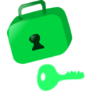 download Lock And Key clipart image with 90 hue color