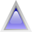 Led Triangular Blue