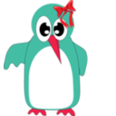 download Cute Green Bird clipart image with 0 hue color