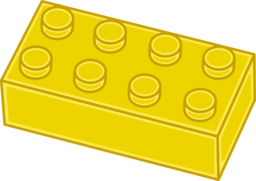 Yellow Lego Brick