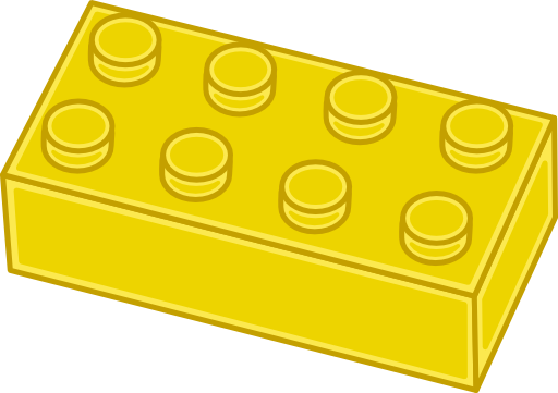 Yellow Lego Brick