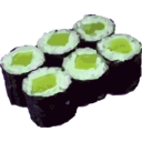 download Tekka Maki Sushi clipart image with 90 hue color