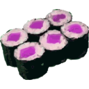 download Tekka Maki Sushi clipart image with 315 hue color