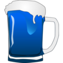 download Beer clipart image with 180 hue color