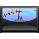 download Vu Meter Medidor Vu clipart image with 180 hue color