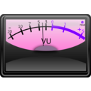 download Vu Meter Medidor Vu clipart image with 270 hue color