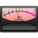 download Vu Meter Medidor Vu clipart image with 315 hue color