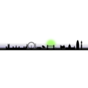 download London Skyline 2 0 clipart image with 45 hue color