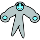 download Wrestler clipart image with 180 hue color