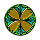 download Quatrefoil Enamel clipart image with 45 hue color