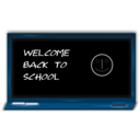 download Black Board clipart image with 180 hue color