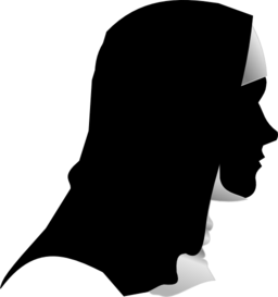 Catholic Nun Silhouette Profile