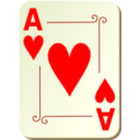 Ornamental Deck Ace Of Hearts