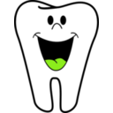 download Happy Tooth clipart image with 90 hue color