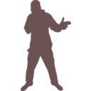 download Hip Hop Dude clipart image with 0 hue color