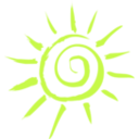 download Simple Sun Motif clipart image with 45 hue color