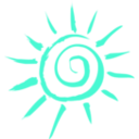 download Simple Sun Motif clipart image with 135 hue color