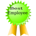 download Best Employee clipart image with 45 hue color