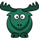 download Cartoon Elk clipart image with 135 hue color