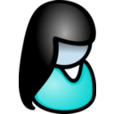 download People Juliane Krug 07a clipart image with 180 hue color