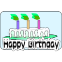 download Birthday Cake clipart image with 90 hue color