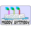 download Birthday Cake clipart image with 135 hue color