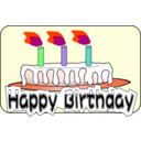 download Birthday Cake clipart image with 315 hue color