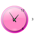 download Analog Clock clipart image with 90 hue color