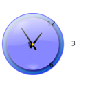 download Analog Clock clipart image with 0 hue color