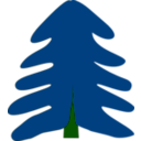 download Spruce clipart image with 90 hue color