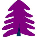 download Spruce clipart image with 180 hue color