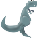 download T Rex clipart image with 90 hue color